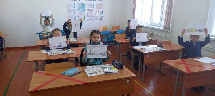Қауіпсіз мектеп автобусы. Жарқын бол